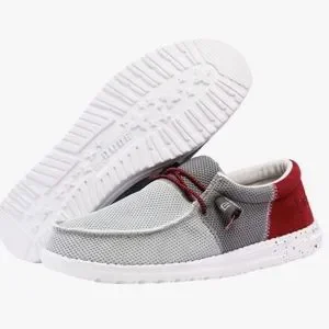 Hey Dude Shoes Hey Dude Wally Tri Sox Red And Grey Poshmark